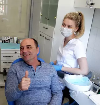 На приеме у стоматолога